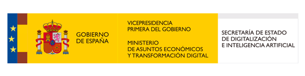 alt=Logo del Gobierno de España - Ministerio de Transformación Digital